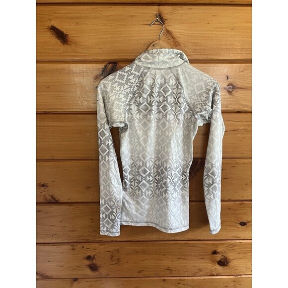Nike Pro Women's S 1/2 Zip Geometric Print Long Sleeve Athletic Pullover Jacket - Picture 5 of 5